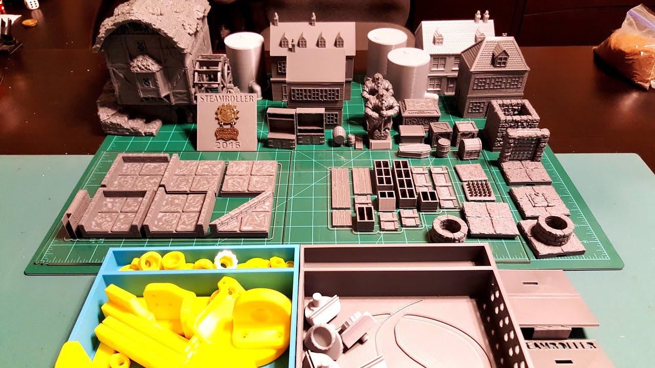 Made With My MakerGear M2 - Ep 04 PART 1 Dragonlock, Wyloch Tile, Curufin Bar and Assec, Team Yankee