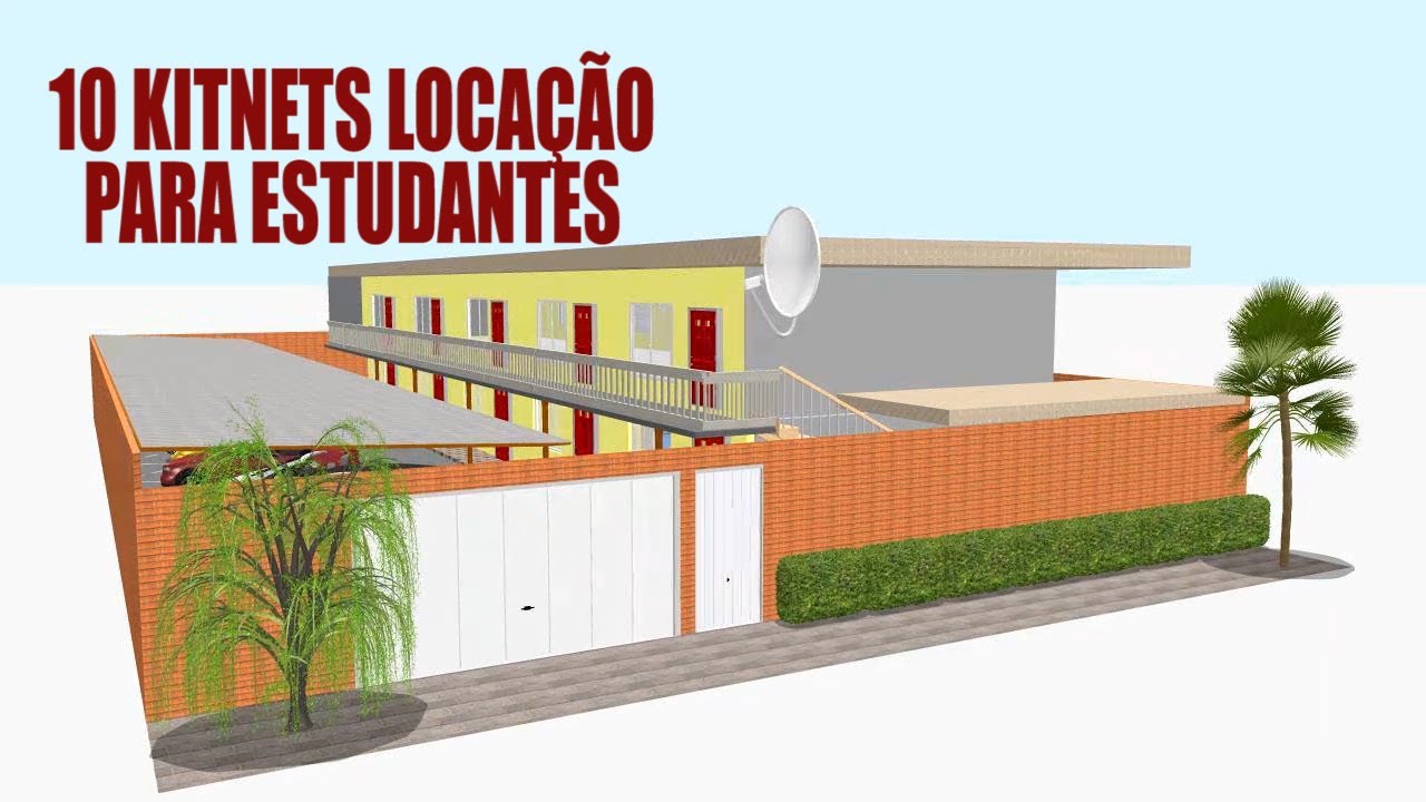 10 KITNET PARA LOCAÇÃO ESTUDANTES