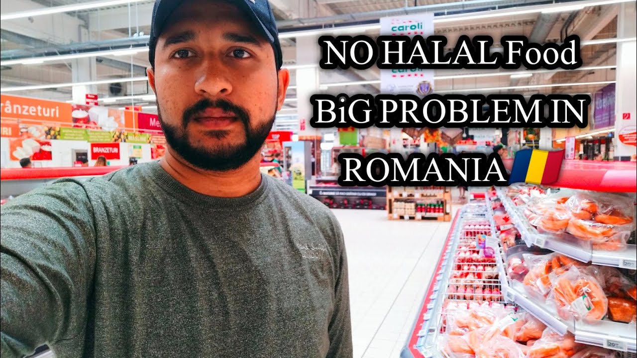 ROMANIA GUIDE 🇹🇩 | NO HALAL Food BiG PROBLEM IN ROMANIA | GROCERY shopping VLOG