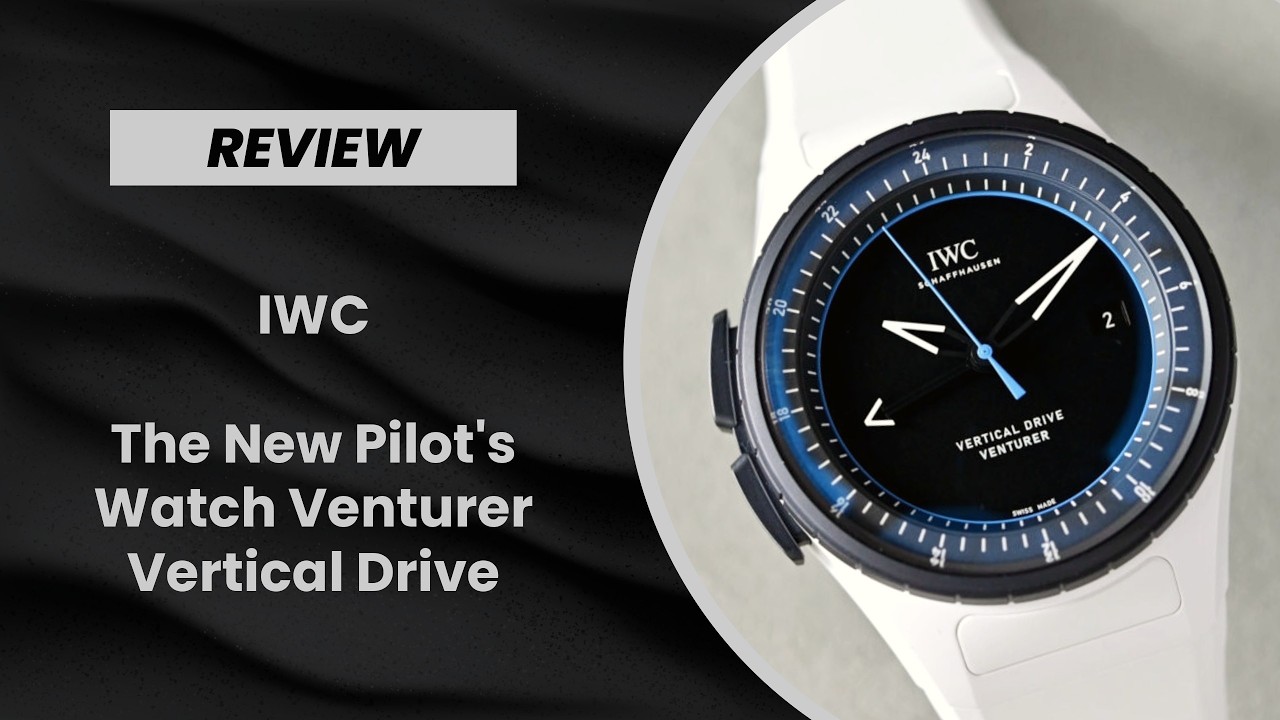 Последний рубеж: новые пилотские часы IWC Venturer Vertical Drive разработаны для жизни в космосе.