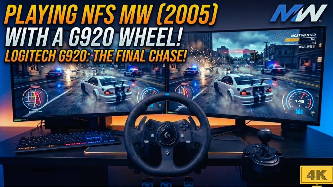 NFS Most Wanted (2005) + Logitech G920: The Final Chase! 🏎️💨