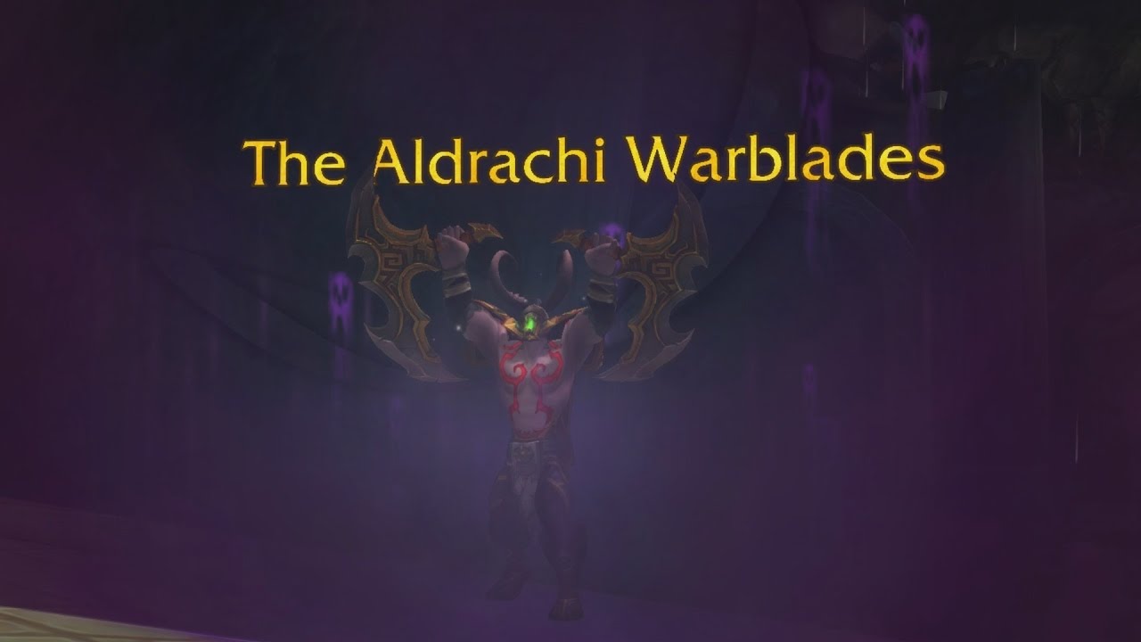 The Story of Aldrachi Warblades [Artifact Lore]