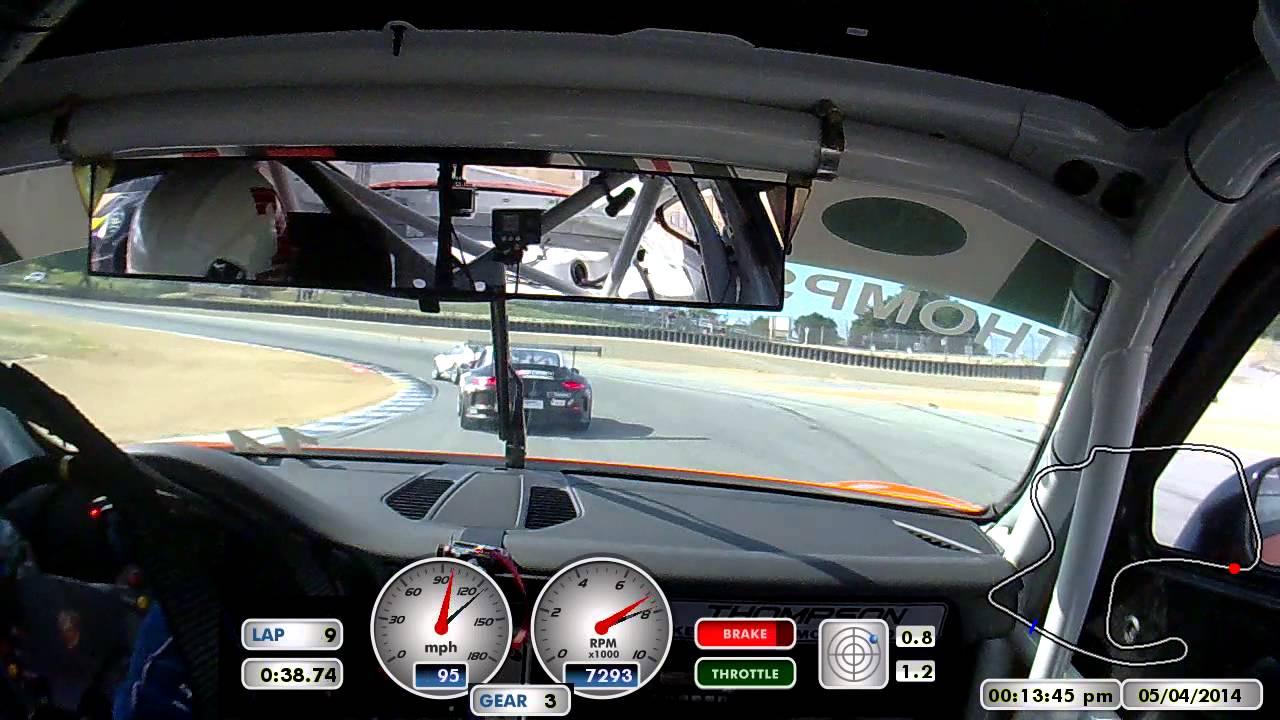 Laguna Seca Race 3 2014 GT3 Cup - Colin Thompson