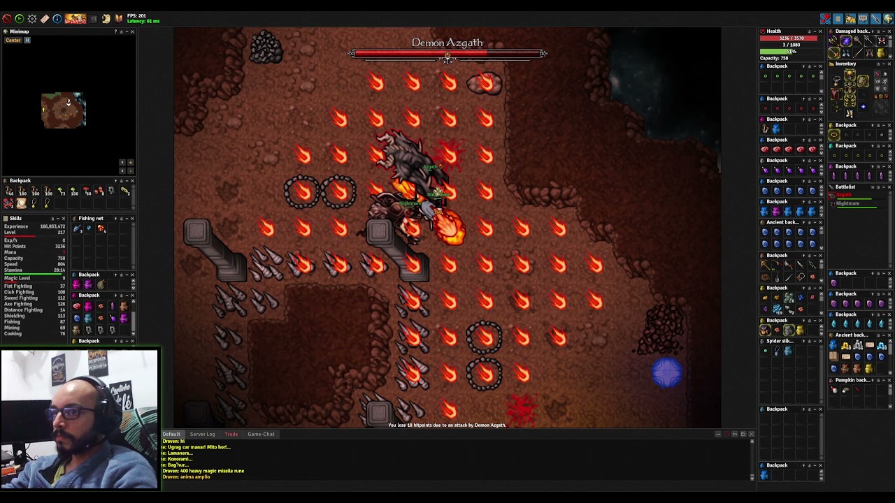 MEDIVIA ONLINE BOSS AZGATH - Archini Faction
