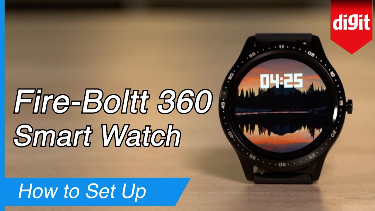 Fire Boltt 360 Smart Watch - How to Set Up