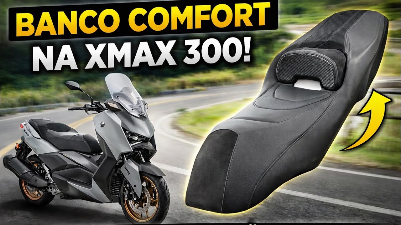 Banco Confort na XMAX 300 – Vale a Pena?
