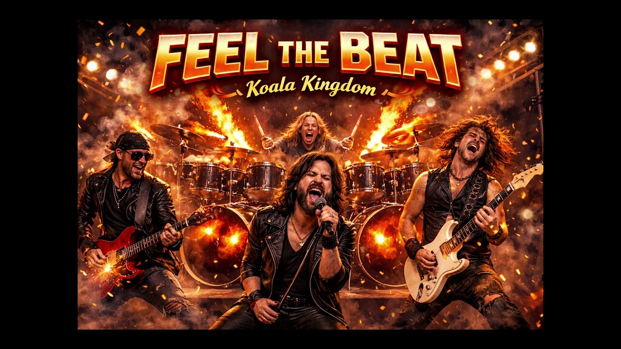 Feel the Beat ~ an original hard rock song with a heavy beat ~ Koala Kingdom - Epic Song Tracks