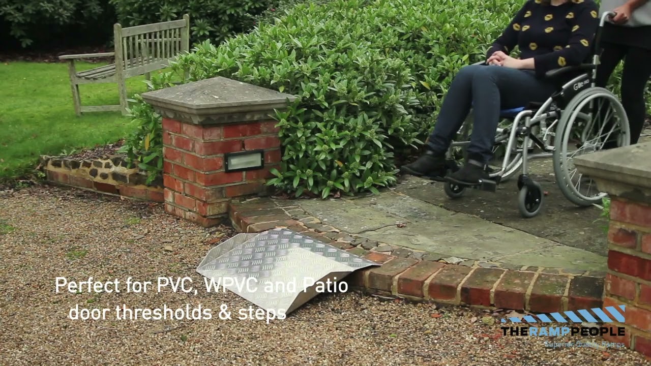 Aluminium Threshold Ramp for Wheelchairs and Mobility Scooters - The Ramp People