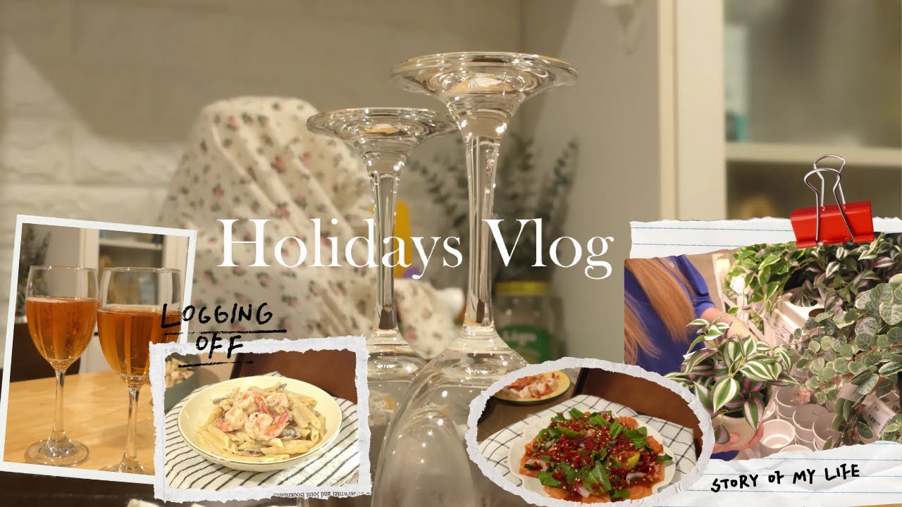 Holidays vlog 🍀✨ หยุดยาว/ทำอาหาร/ไปอิเกีย/ทำความห้อง 🍱🍾🦐