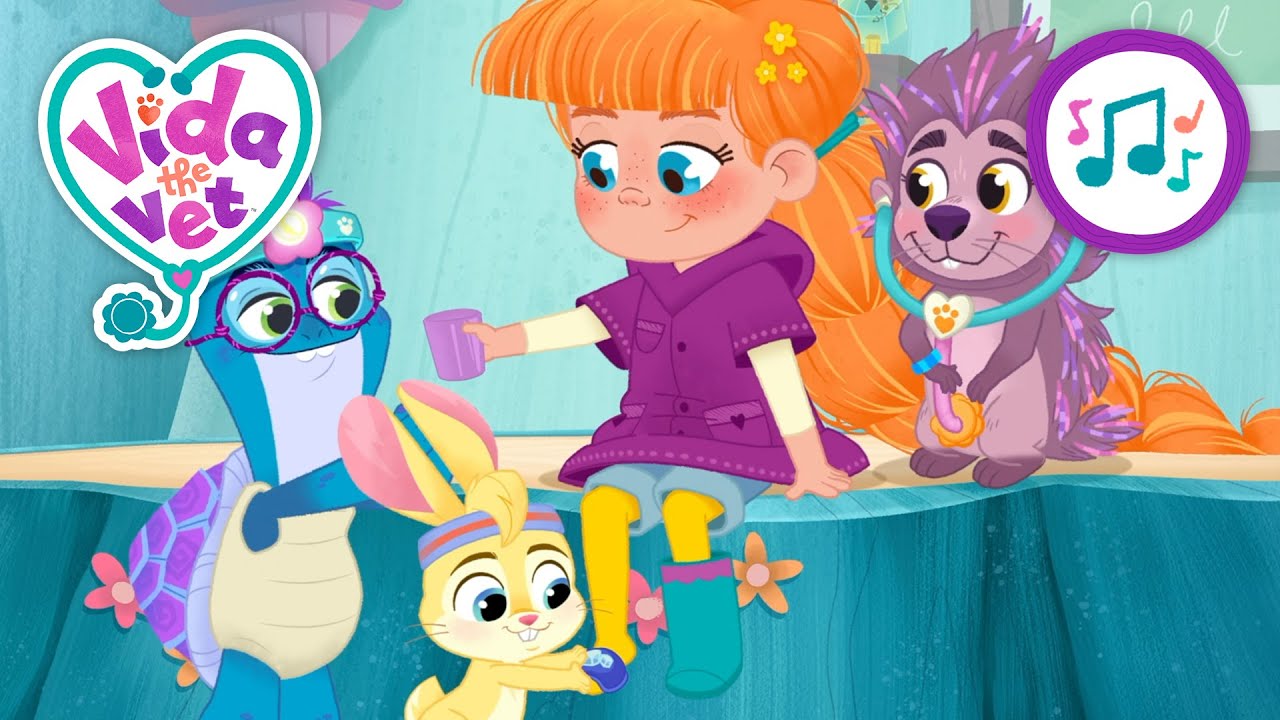 Vida&rsquo;s Tiny Trip Song @VidaTheVet Music Video 🎶 Summer Cartoons for Kids #summer #kidsSong