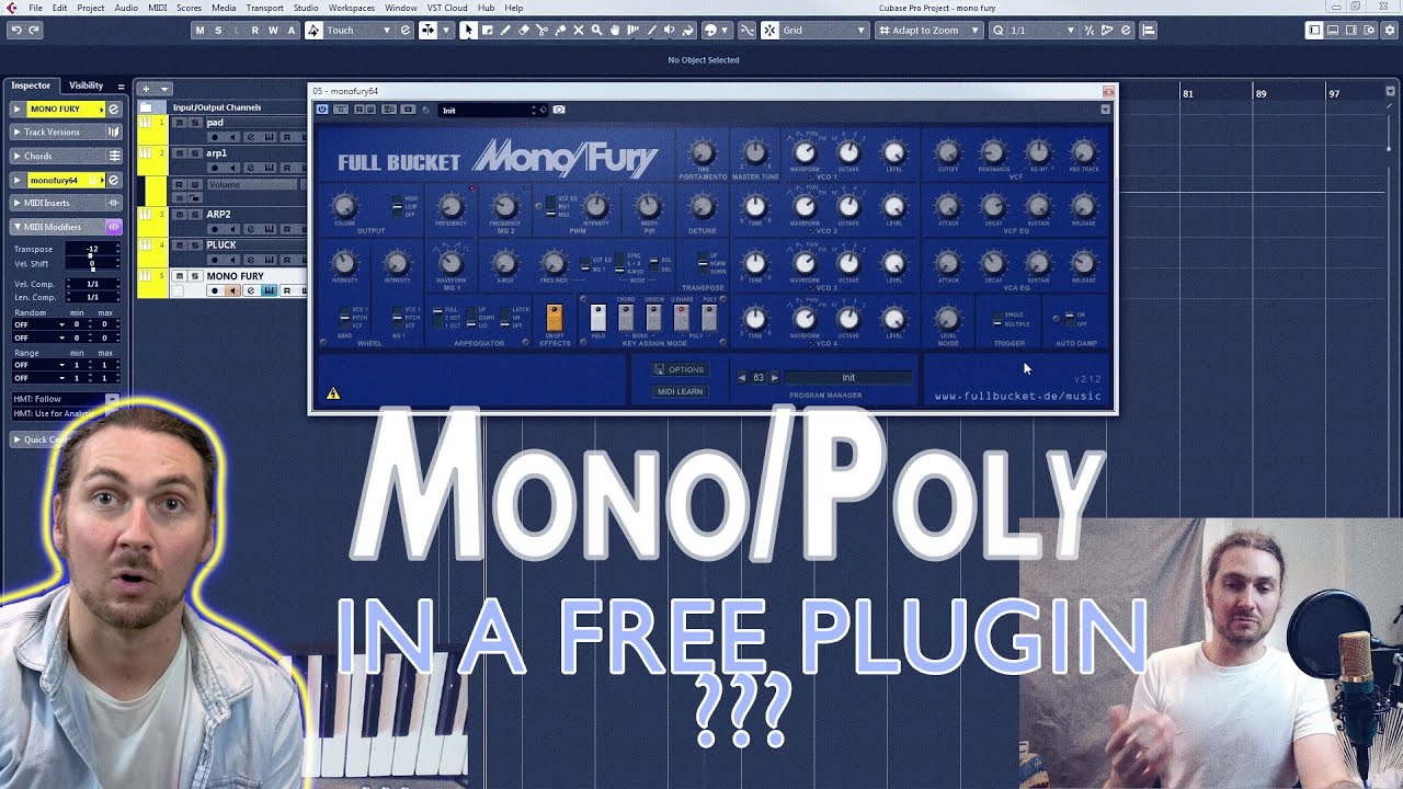 Darmowy piątek z wtyczkami | Full Bucket Music Mono Fury | Korg Mono/Poly Inspired VST | Szczeg&oacute;ł...