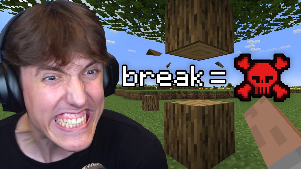 Beating Minecraft, But He Can't Break the Laws of PHYSICS