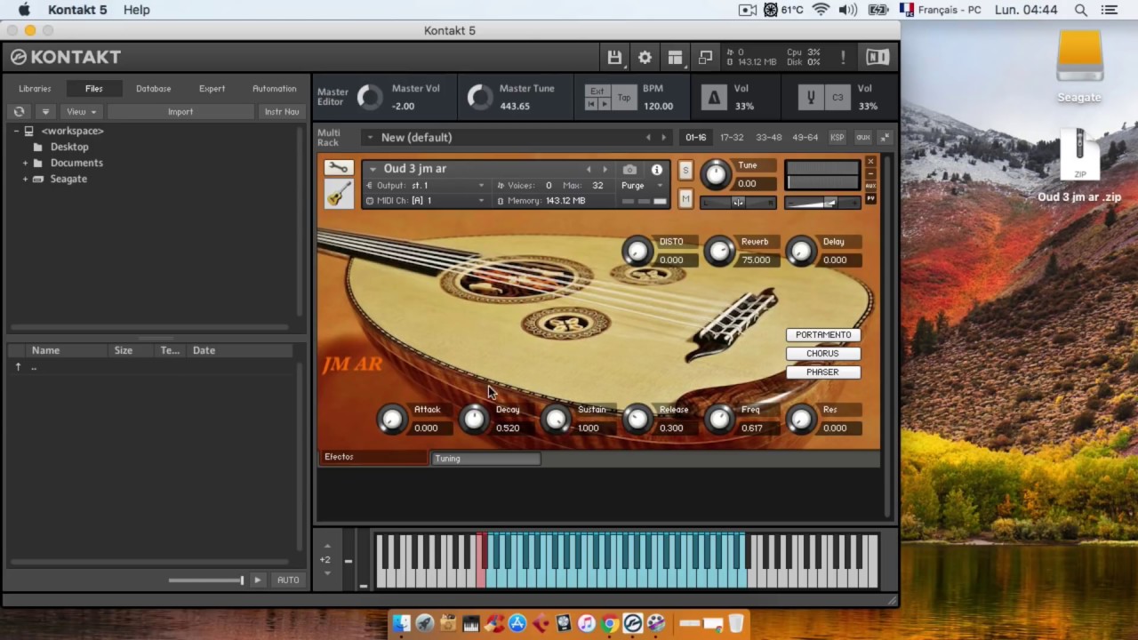 lute free oud native instrument kontakt 5 عود لايف مجانا