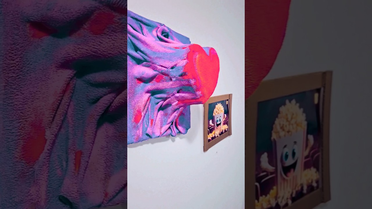DIY Craft - 3D Heart Wall Art #diycrafts #art #3dart