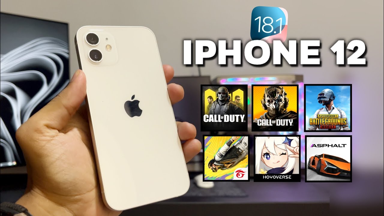 IPHONE 12 AINDA RODA TUDO? TESTE DE JOGOS IOS 18.1