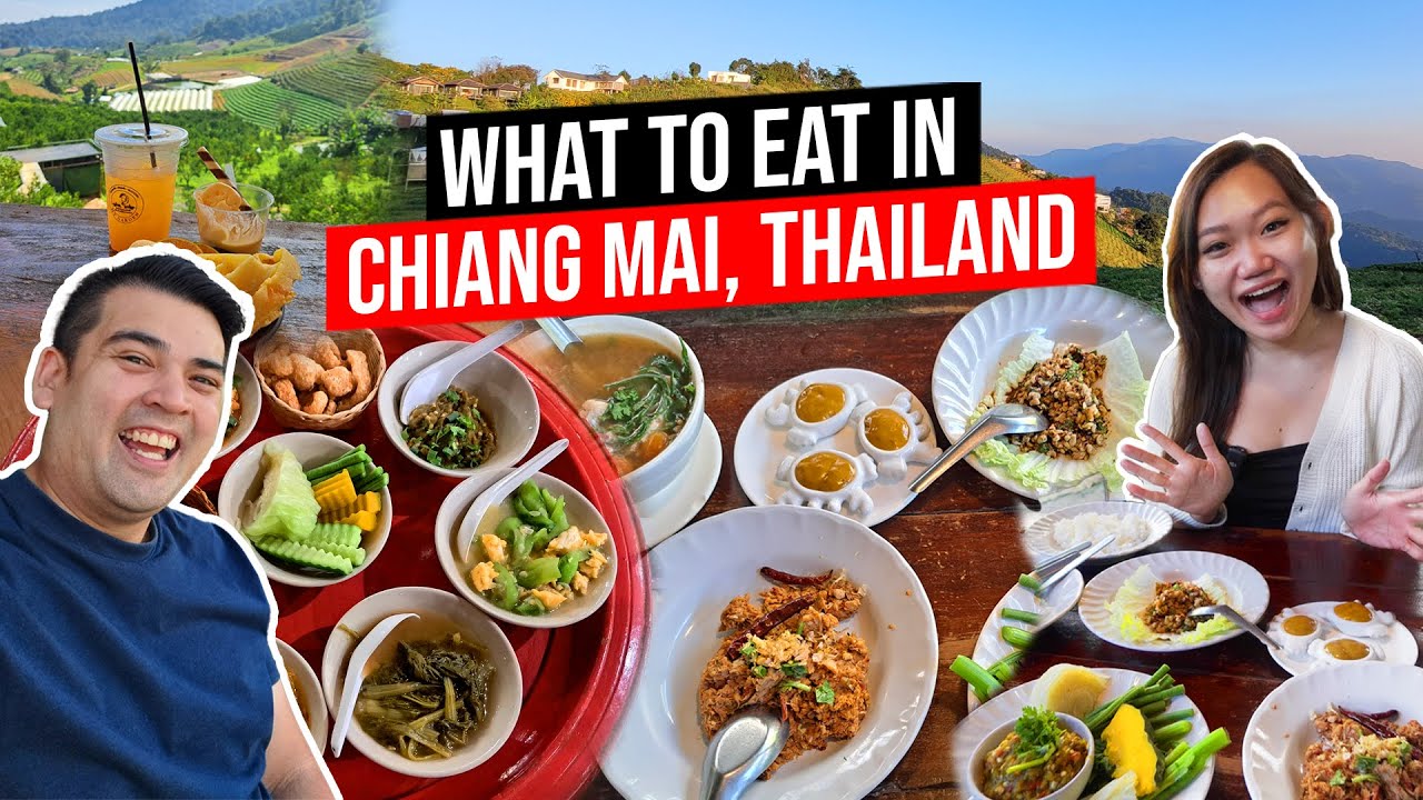 25 Best Thai Street Food in Chiang Mai, Thailand | Chiang Mai Food Guide | Northern Thai Food