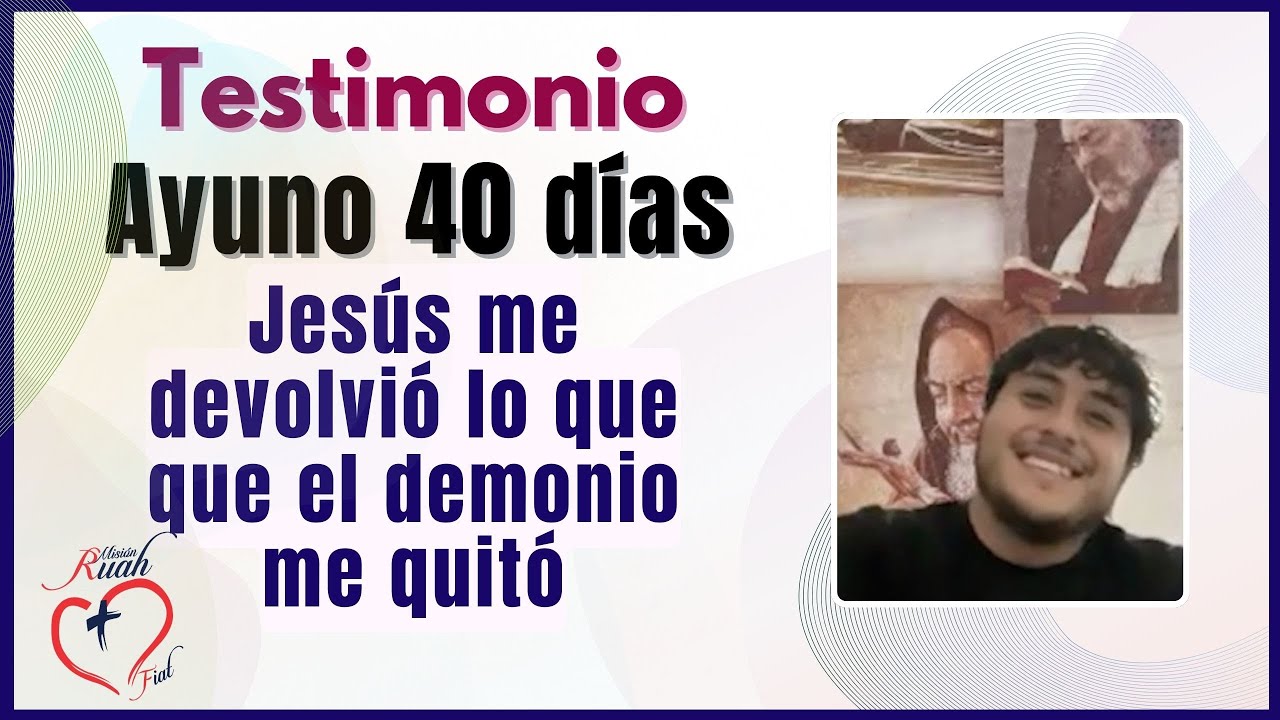 Jesús me devolvió lo que el demonio me quitó #misionruah
