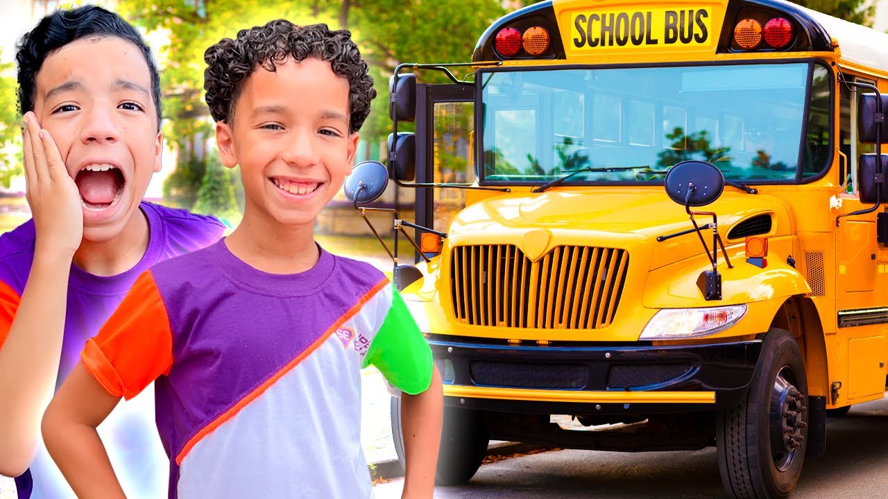 Novas Regras de Conduta No Ônibus Escolar e Outras Histórias Para Crianças School Bus Story For Kids
