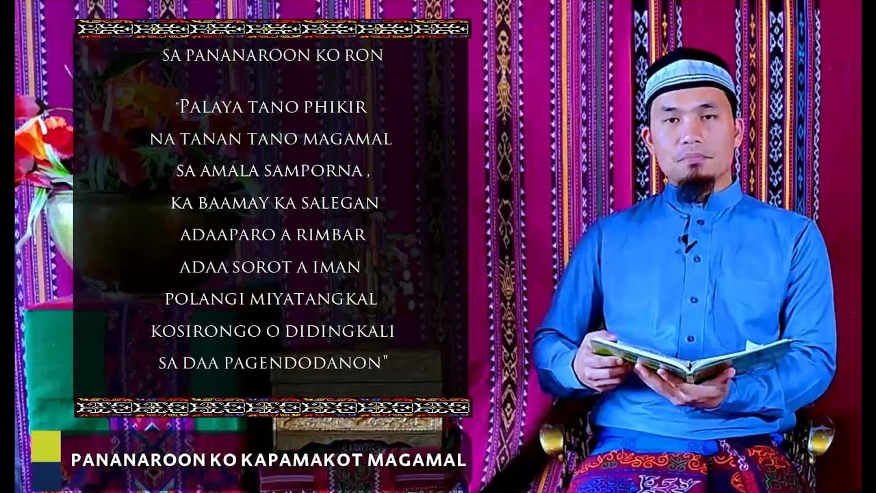 PANANAROON KO KAPAMAKOT MAGAMAL || Sheikh Mohmmad Marjan H.Nor Capal