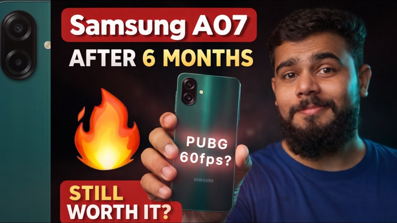 Samsung A07 Review After 6 Months | Best Budget Phone? Urdu/Hindi