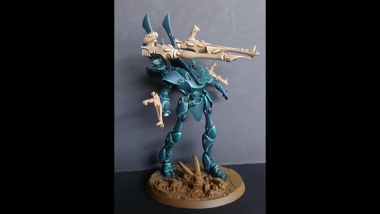Unintentional ASMR Miniature Painting: Eldar Wraithlord 1