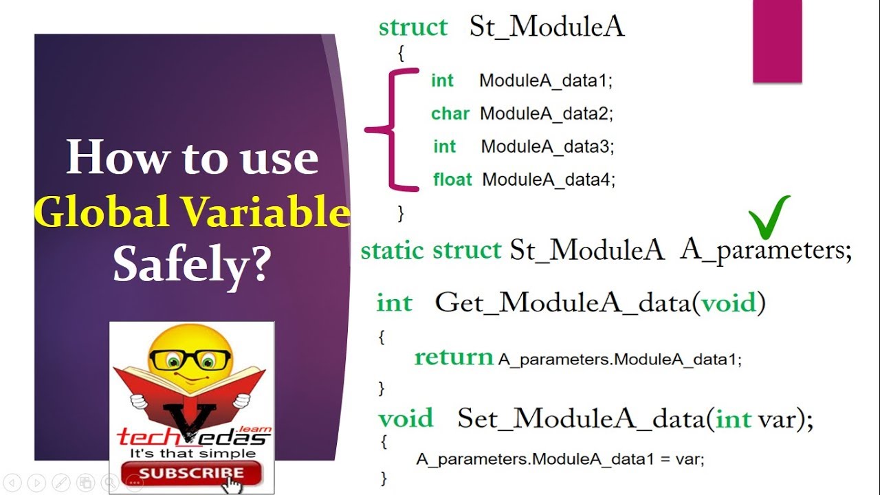 How to use Global Variables Safely | Global Variables in C