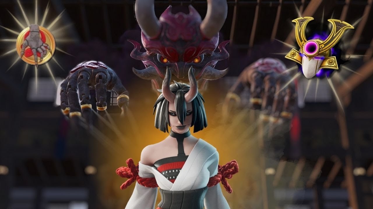 FORTNITE the hunt for the * NIGHT ROSE *  in the * DEMON'S DOJO * 👿