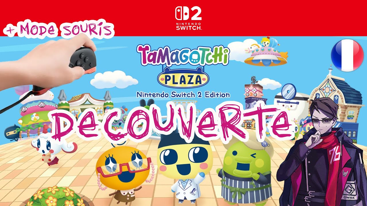 TAMAGOTCHI PLAZA SWITCH 2 FR – DÉCOUVERTE EN STREAM AVEC COMMENTAIRES | 15 BOUTIQUES, MODE SOURIS