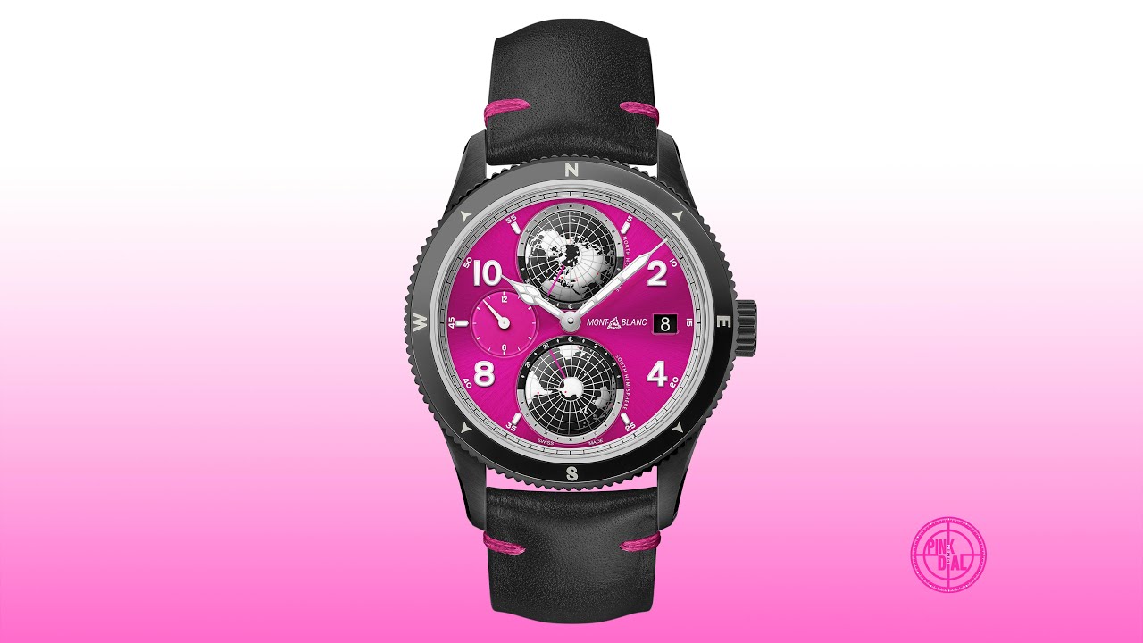 About the Montblanc 1858 Geosphere Pink Dial Unique Piece