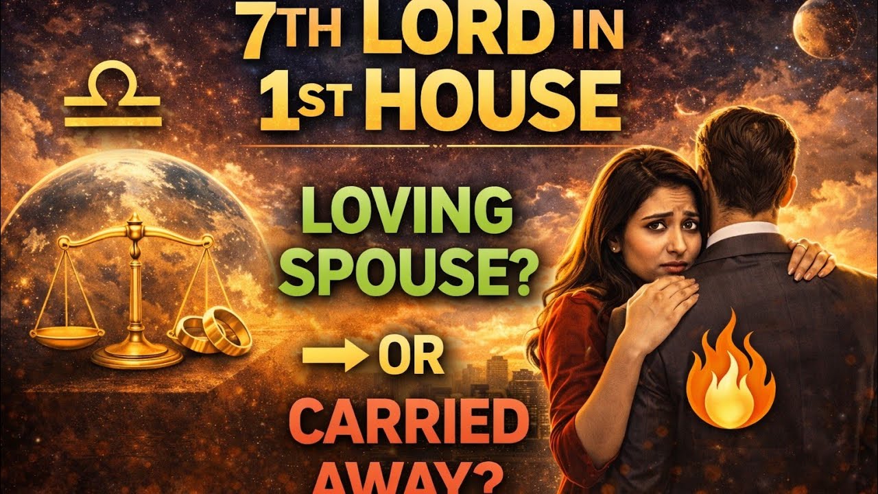 "7th Lord in 1st House – Shaadi kyun aapki poori identity ban jaati hai?”