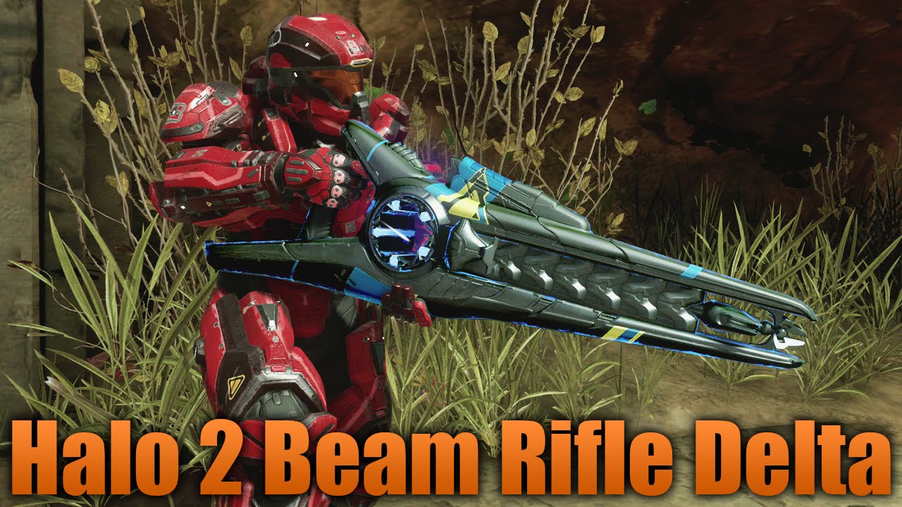 Halo 5: Guardians -  Halo 2 Beam Rifle Delta - Legendary Weapon Showcase