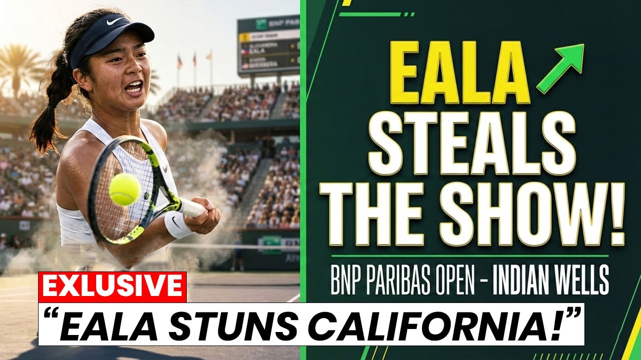 Alexandra Eala Shocks California at BNP Paribas Open!
