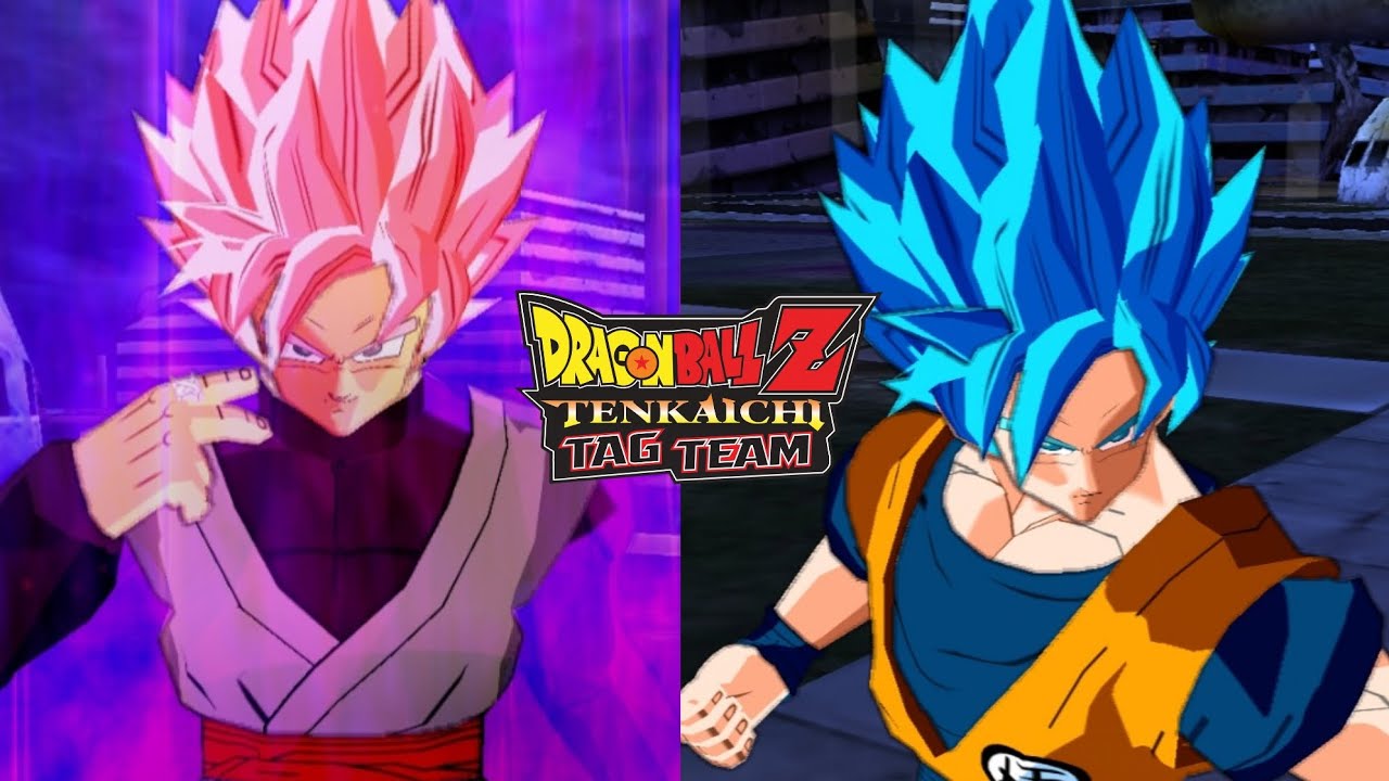 Goku Black SSJ Rose vs Goku SSJ Blue|DBZ Tenkaichi Tag Team.