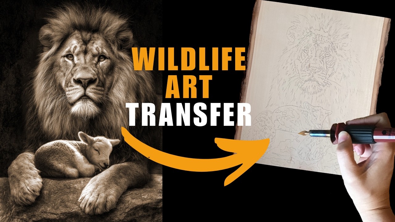 How to Transfer Realistic Wildlife Art for Woodburning