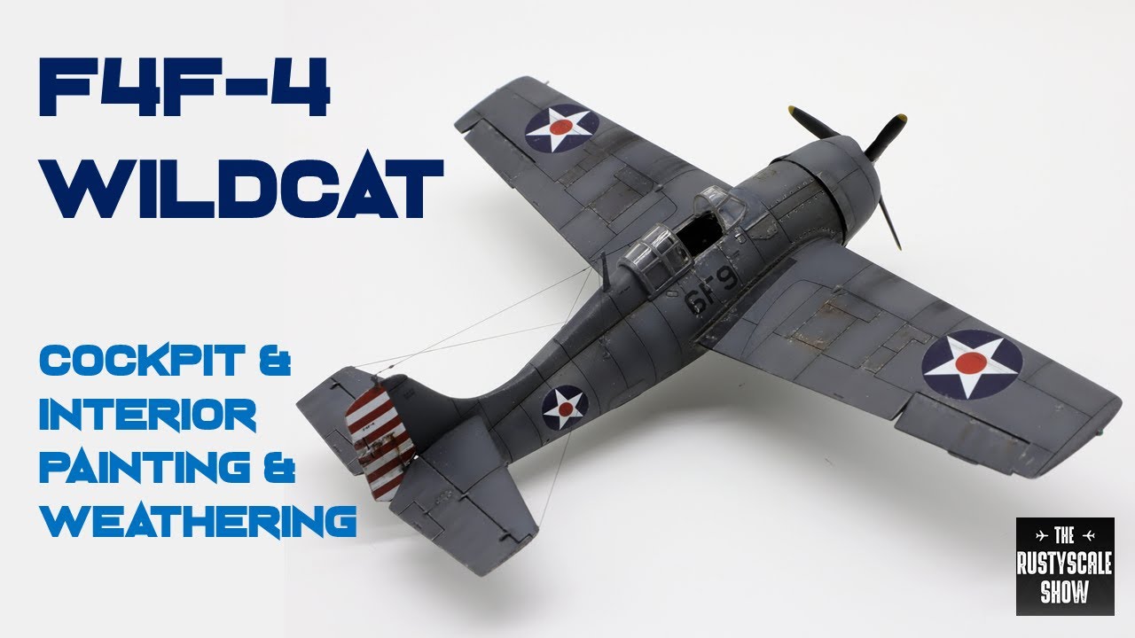 F4F-4 WILDCAT: Cockpit & Interior painting & weathering