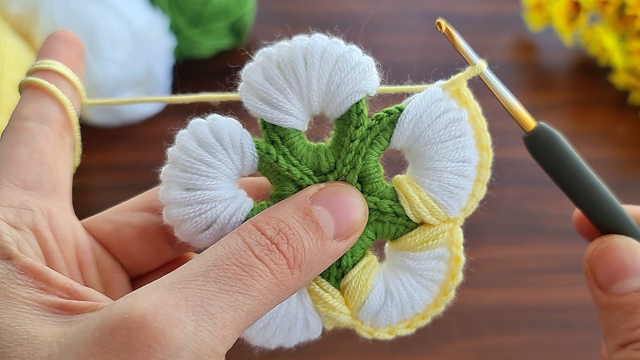 Discover the Beauty I How to Crochet a Simple Flower | Easy Tutorial for Beginners