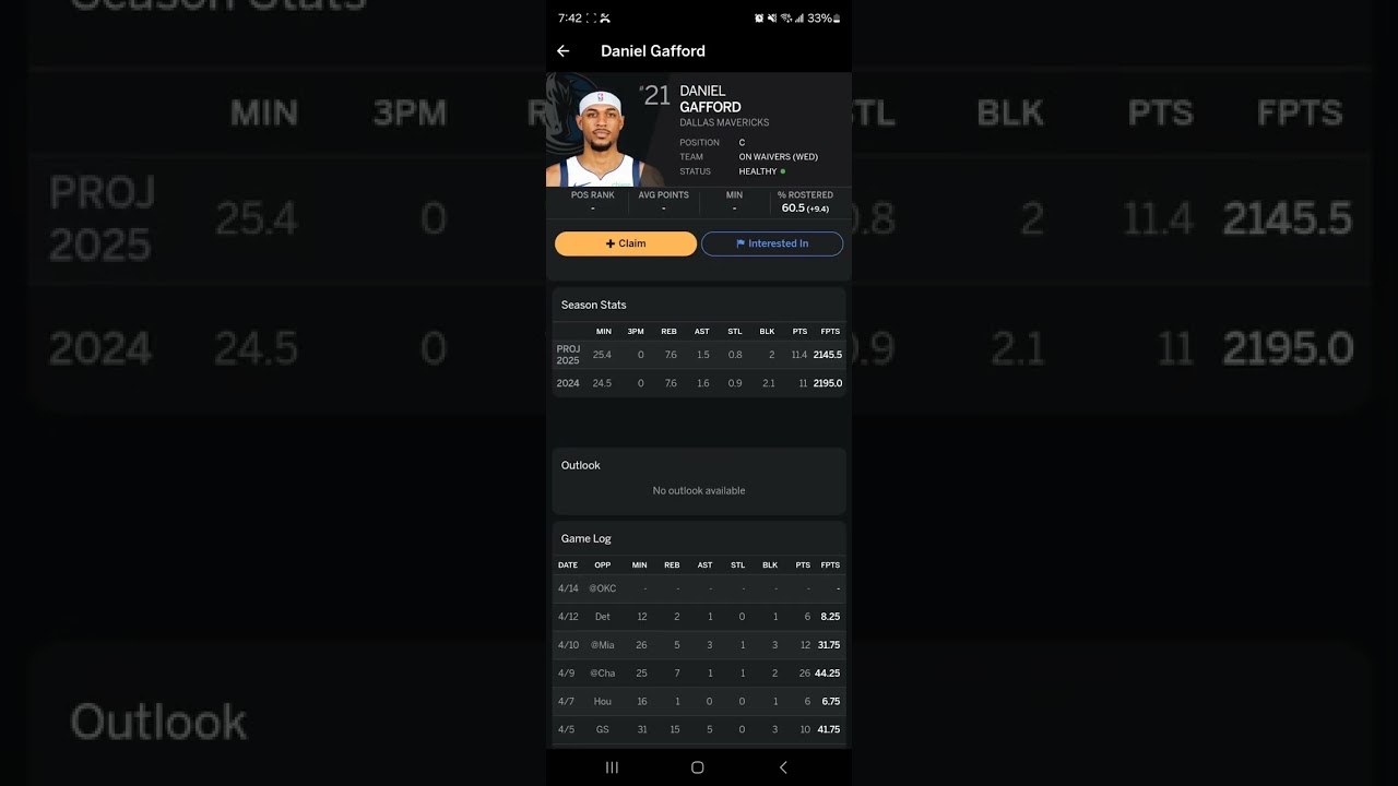 Waiver claim in espn explained to my boy Ginger
