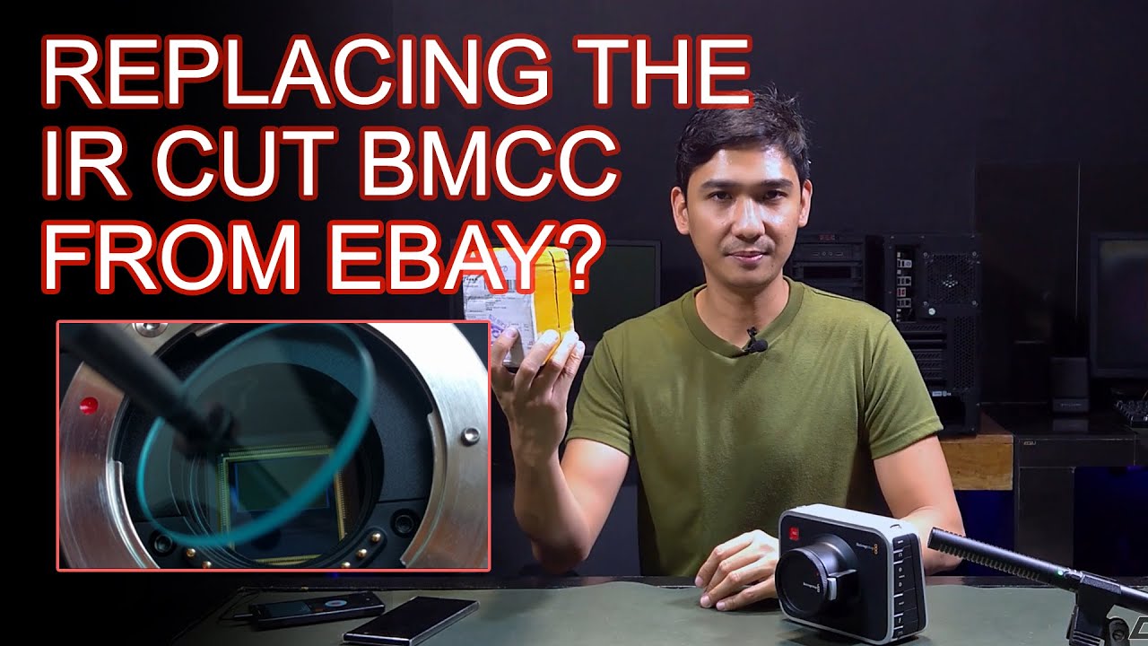How to replace your BMCC 2.5k IR Cut from ebay the easy way