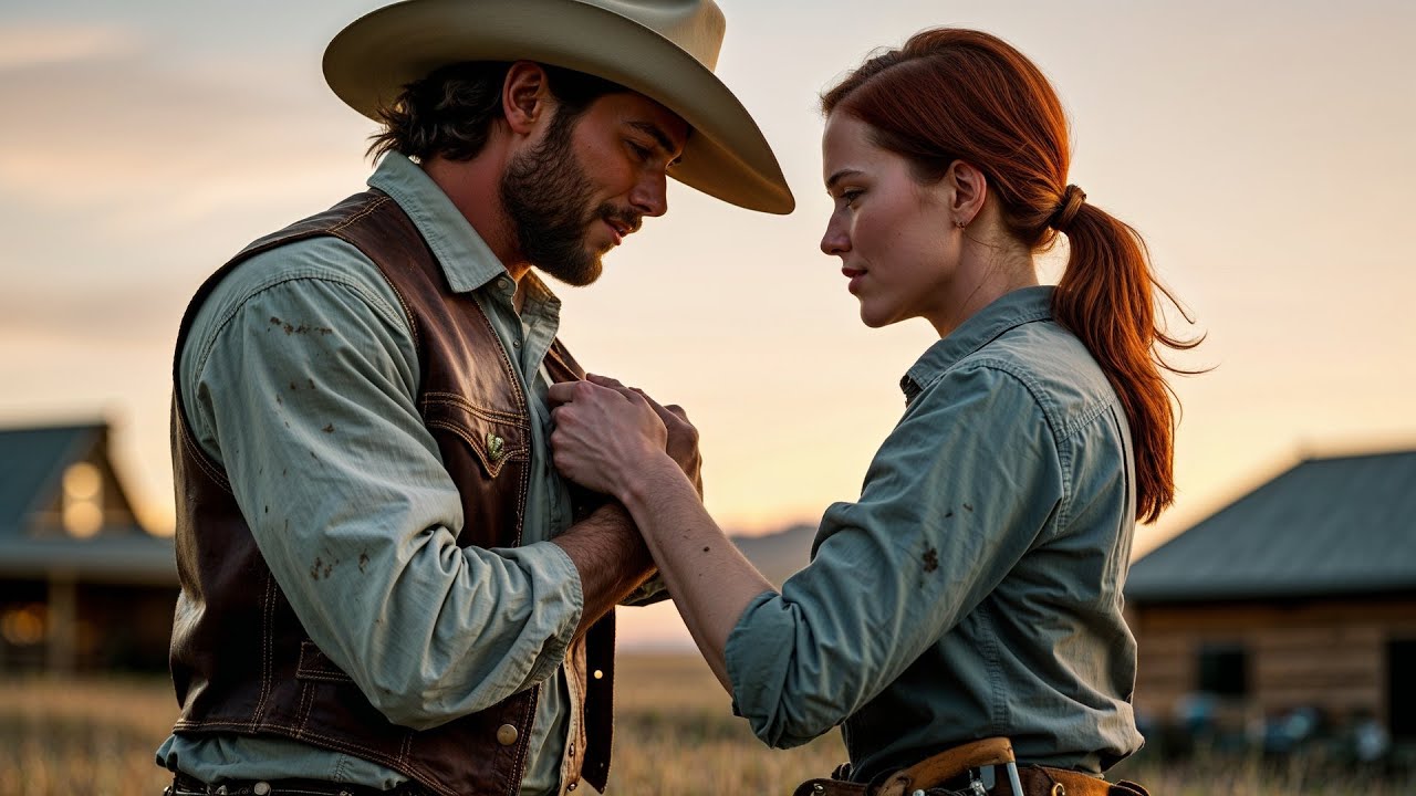 She Tried to Hide Behind Work, The Cowboy Took Her Hands and Made Her Rest in His Arms