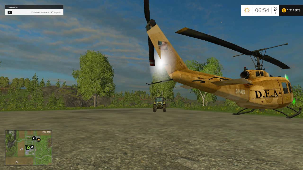 FarmingSimulator2015 mods на верталёт и на аренду