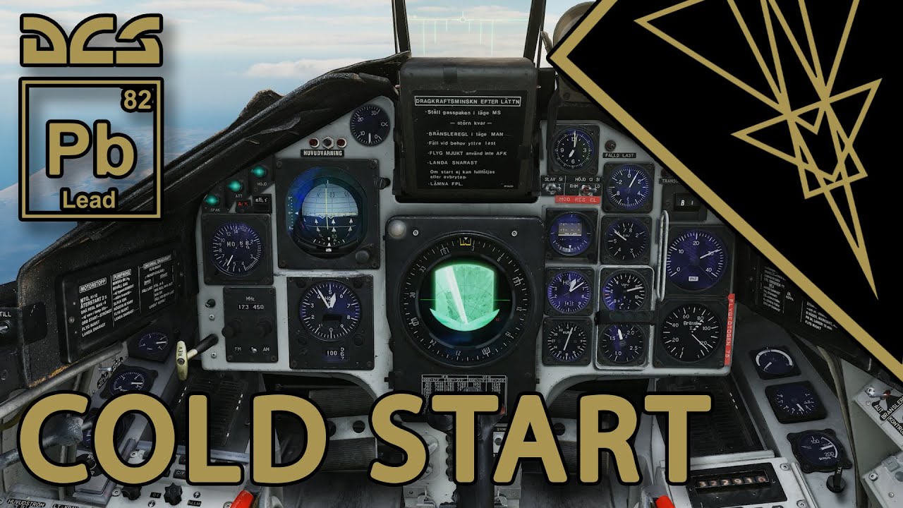 AJS-37 Viggen Familiarization & Start-Up Tutorial | DCS | 2022