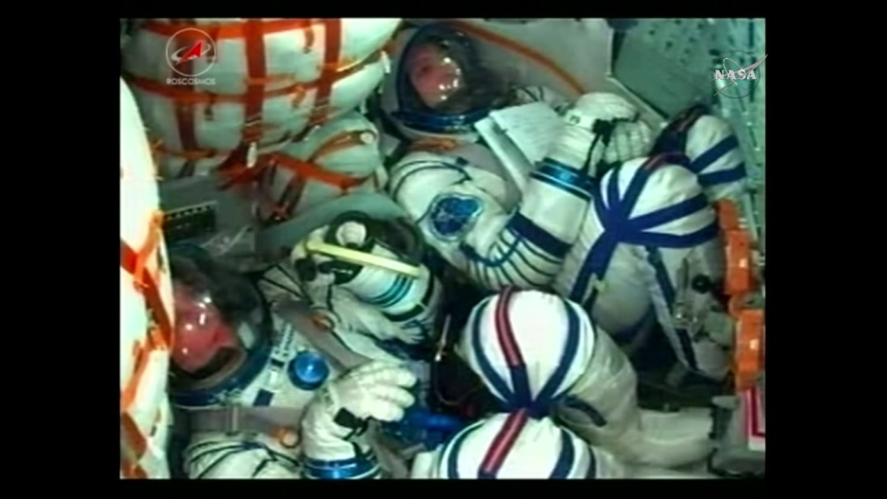 Expedition 52 53 -  Soyuz MS 05 Launch and Replays