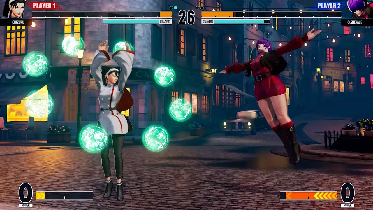 KOF XV CHIZURU vs OROCHI SHERMIE:The King of Fighters XV kof15 SNK fighting game NEOGEO