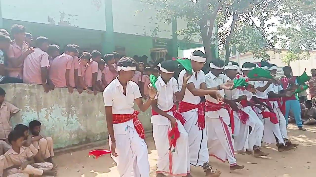kambiliampatti school deverattam.....⚔️...🕺