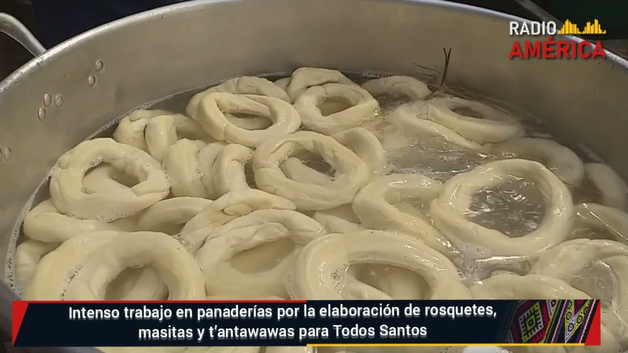 Intenso trabajo en panaderías de Sucre por la llegada de Todos Santos