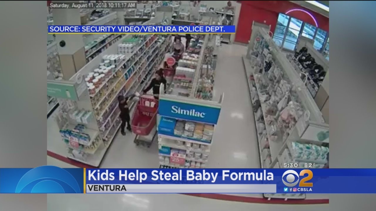 Kids Help Steal Baby Formula