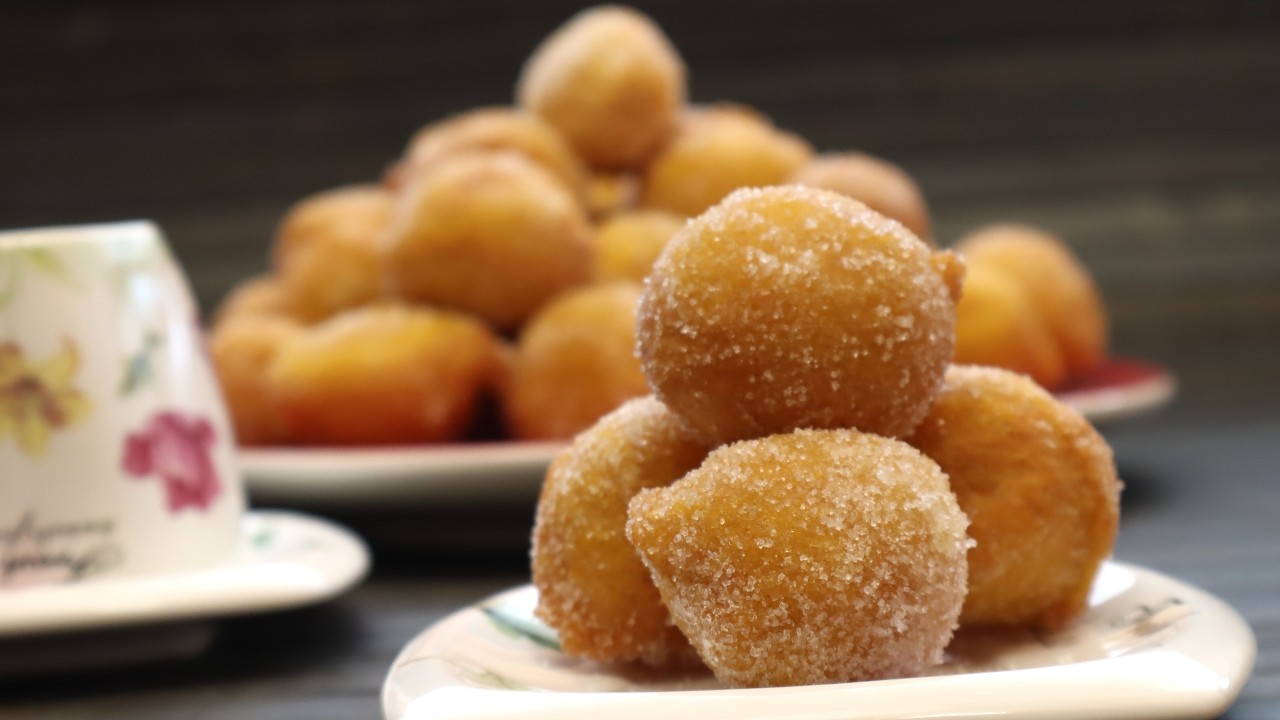 Cómo hacer BUÑUELOS DE CALABAZA de la abuela. Receta TRADICIONAL.
