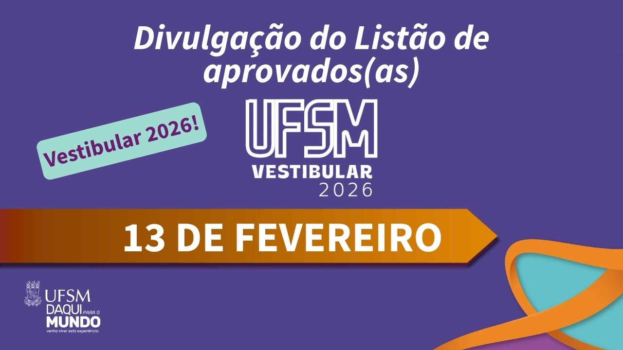 Listão dos Aprovados no Vestibular UFSM 2026