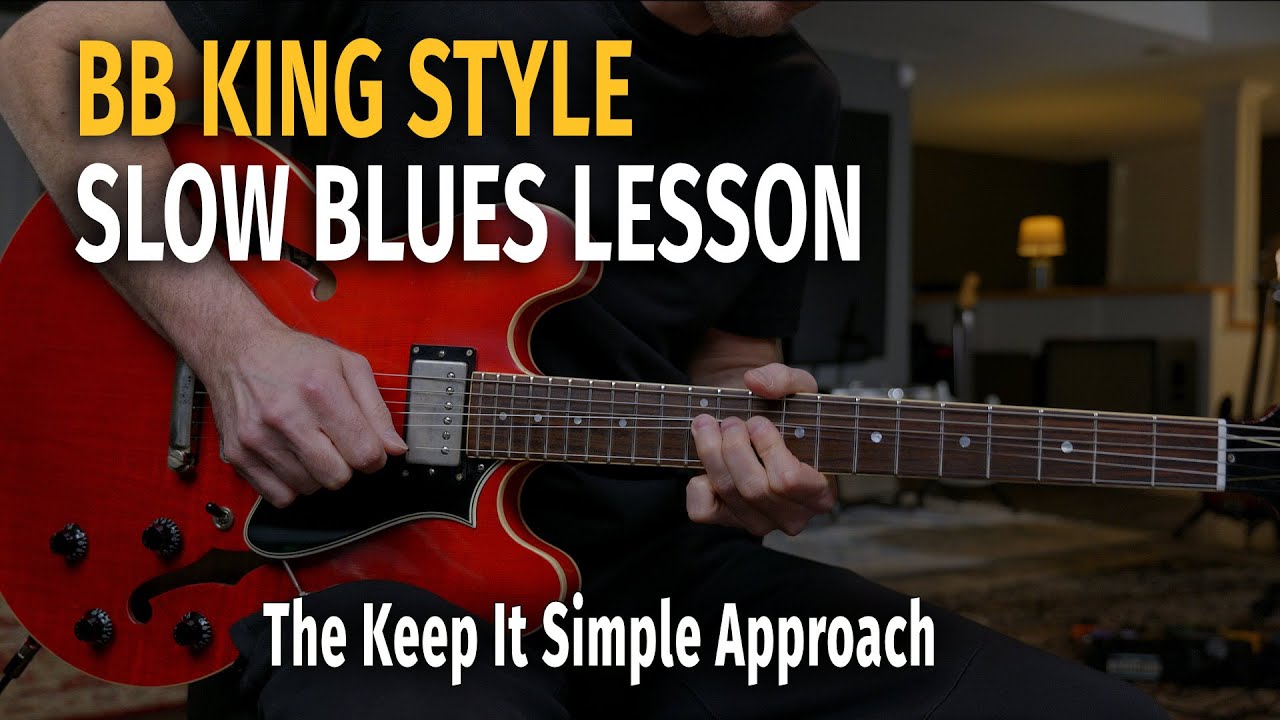 BB King Stormy Monday Inspired Slow Blues Lesson