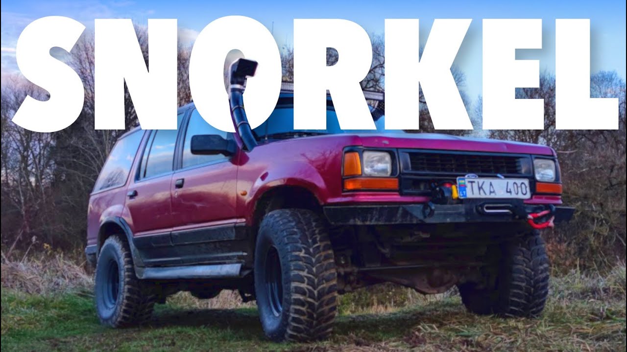 Modifying a 1994 Ford Explorer with a Homemade Snorkel